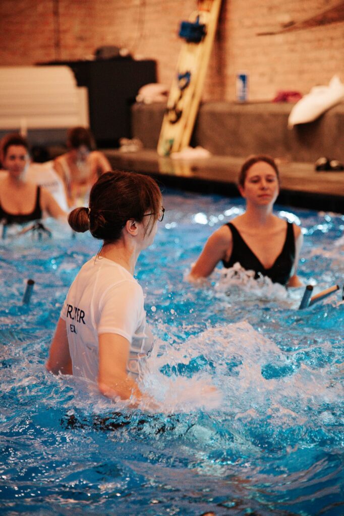 Aqua Spinning classes in the pool